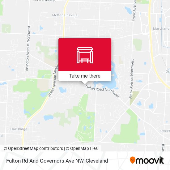 Mapa de Fulton Rd And Governors Ave NW