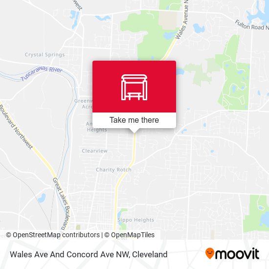 Wales Ave And Concord Ave NW map