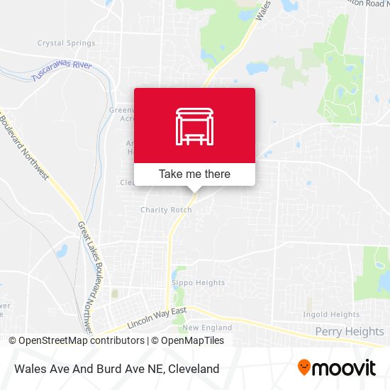Mapa de Wales Ave And Burd Ave NE