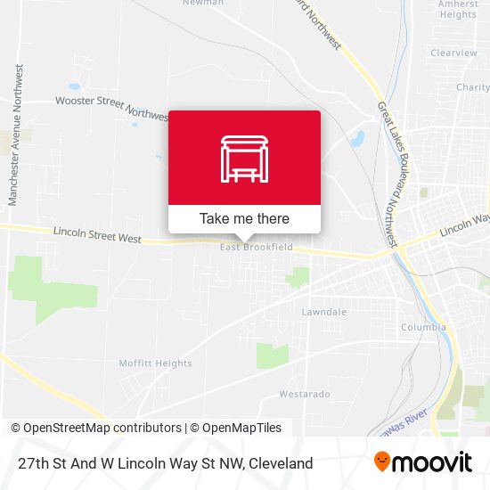 Mapa de 27th St And W Lincoln Way St NW