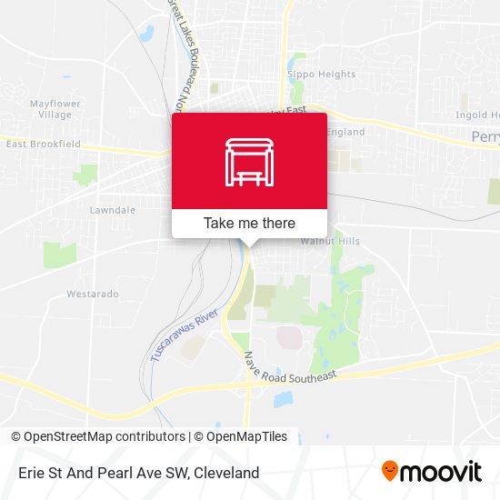 Erie St And Pearl Ave SW map