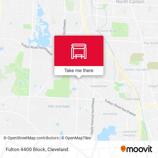 Fulton 4400 Block map