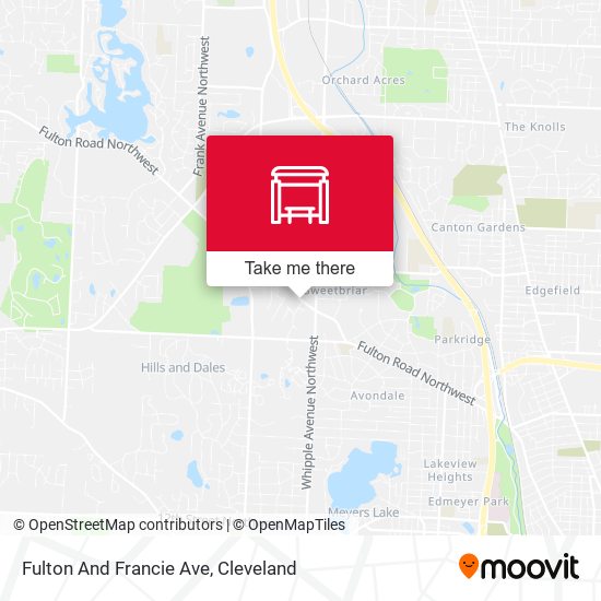 Fulton And Francie Ave map