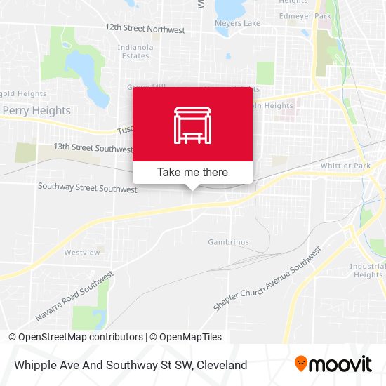 Whipple Ave And Southway St SW map