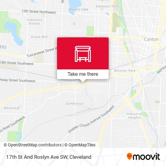 Mapa de 17th St And Roslyn Ave SW
