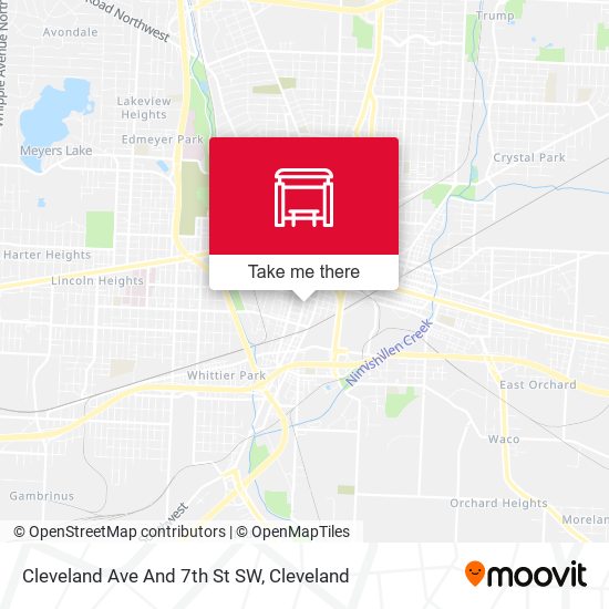 Cleveland Ave And 7th St SW map