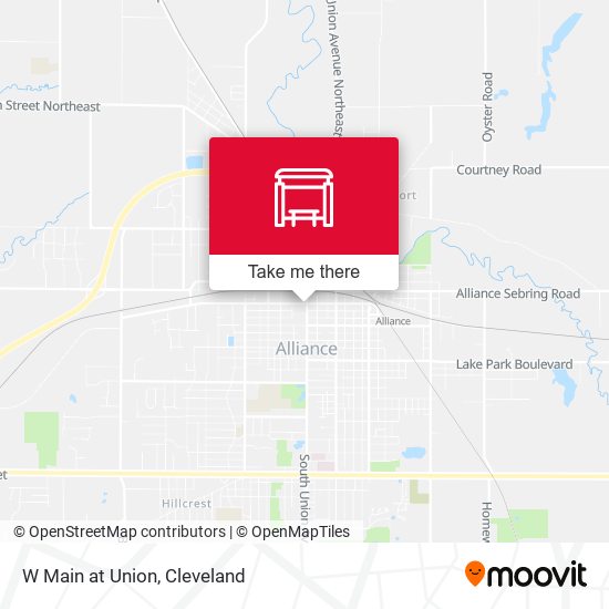 Mapa de W Main at Union