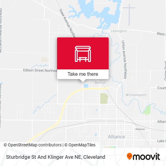 Sturbridge St And Klinger Ave NE map