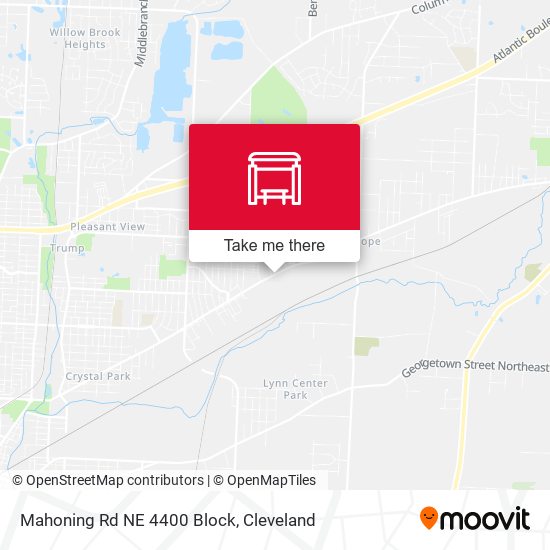 Mahoning Rd NE 4400 Block map