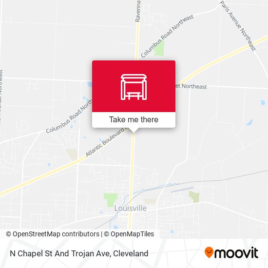 Mapa de N Chapel St And Trojan Ave