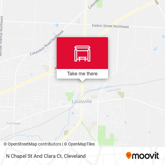 N Chapel St And Clara Ct map