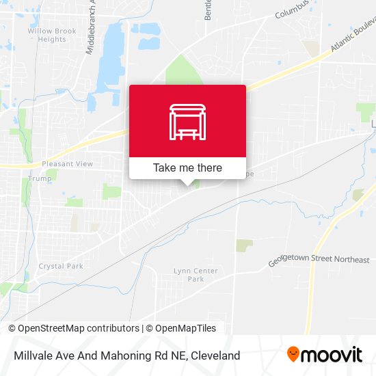 Mapa de Millvale Ave And Mahoning Rd NE