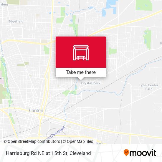 Harrisburg Rd NE at 15th St map