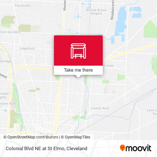 Colonial Blvd NE at St Elmo map