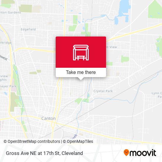 Gross Ave NE at 17th St map