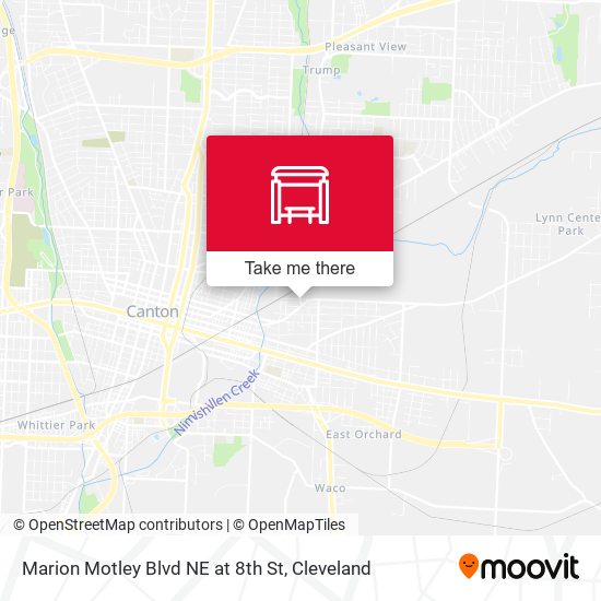 Mapa de Marion Motley Blvd NE at 8th St