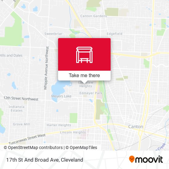 Mapa de 17th St And Broad Ave