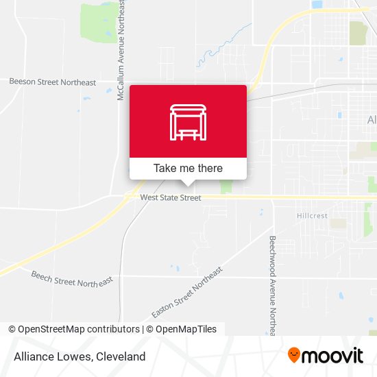 Alliance Lowes map