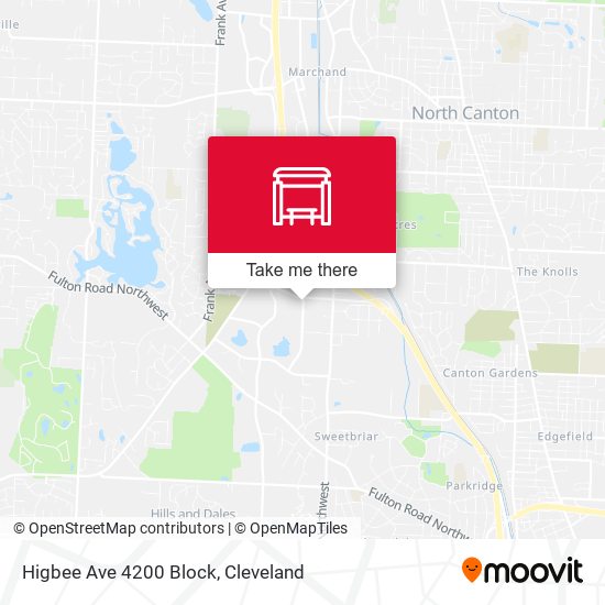 Higbee Ave 4200 Block map