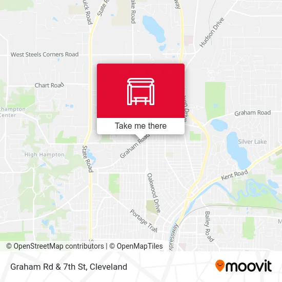 Graham Rd & 7th St map
