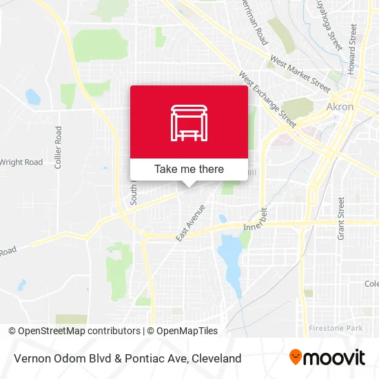 Mapa de Vernon Odom Blvd & Pontiac Ave