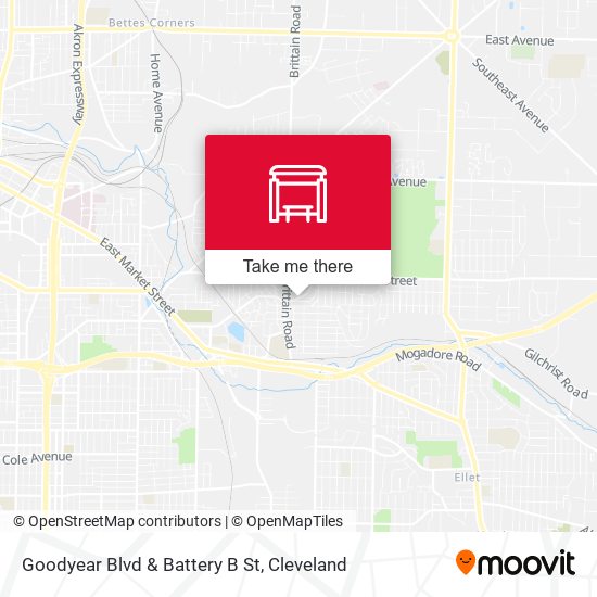 Mapa de Goodyear Blvd & Battery B St