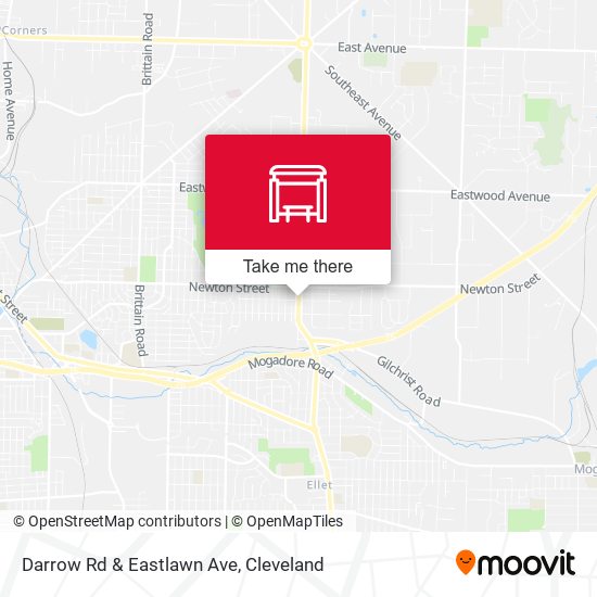 Darrow Rd & Eastlawn Ave map