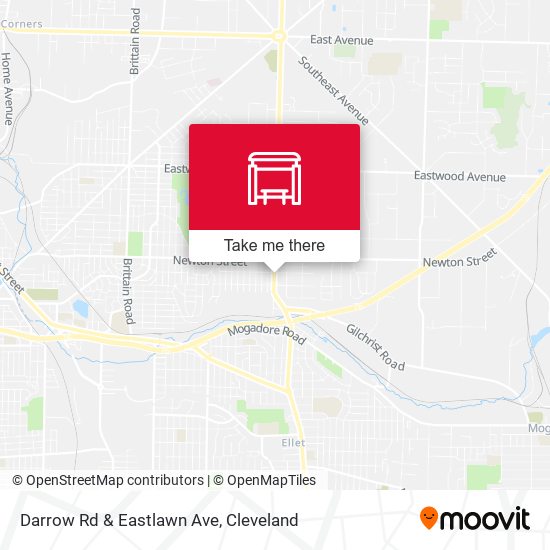 Darrow Rd & Eastlawn Ave map