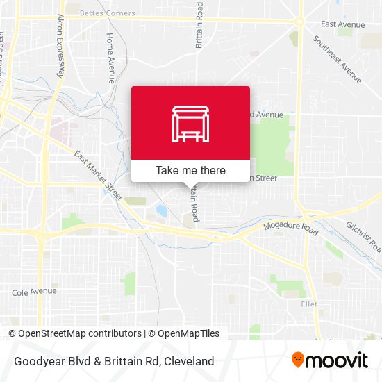Mapa de Goodyear Blvd & Brittain Rd