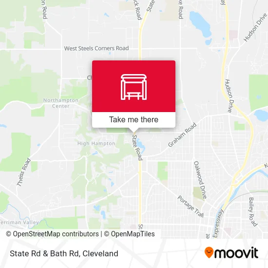 State Rd  & Bath Rd map