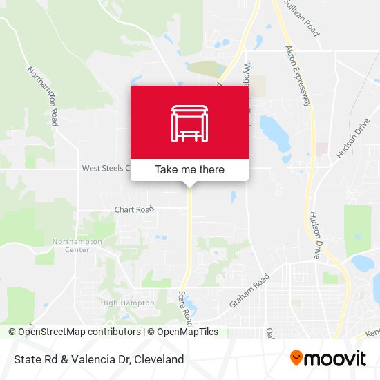 State Rd & Valencia Dr map