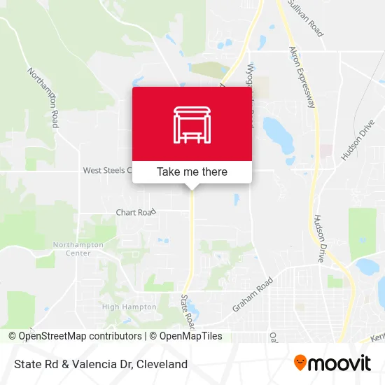 State Rd & Valencia Dr map