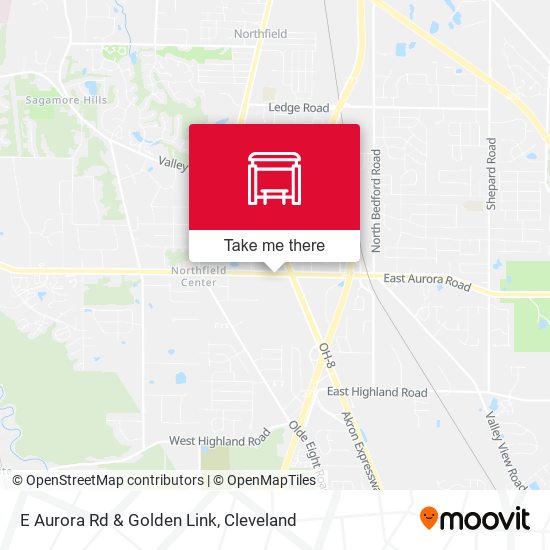 Mapa de E Aurora Rd & Golden Link