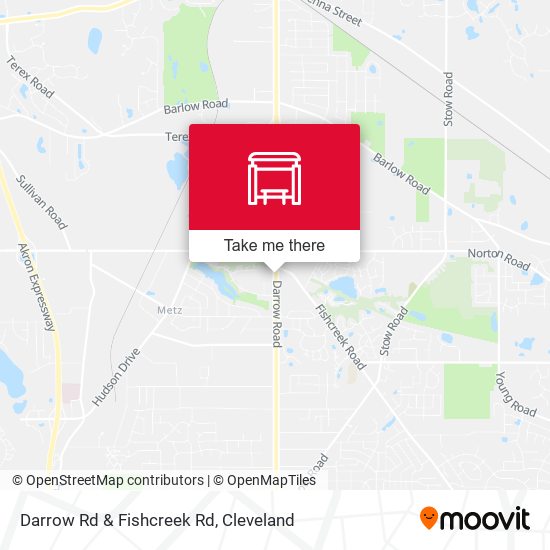 Darrow Rd & Fishcreek Rd map