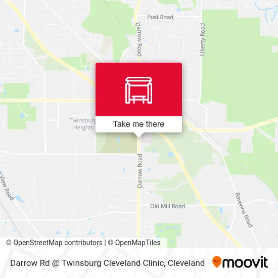 Darrow Rd @ Twinsburg Cleveland Clinic map