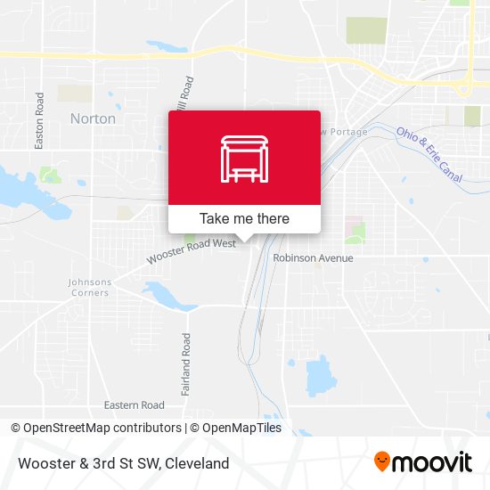 Mapa de Wooster & 3rd St SW