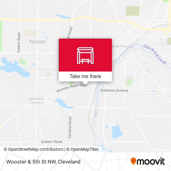 Mapa de Wooster & 5th St NW