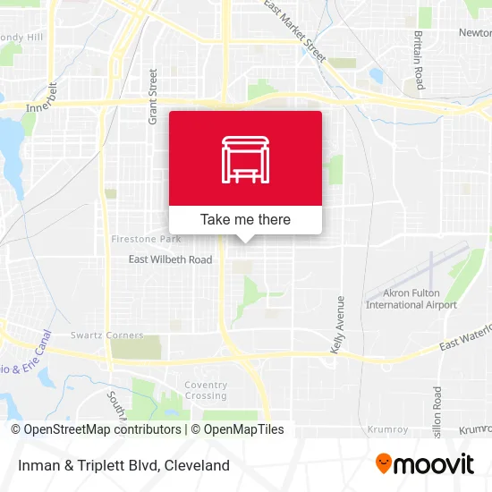 Inman & Triplett Blvd map