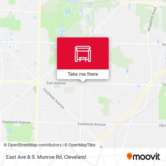 Mapa de East Ave & S. Munroe Rd