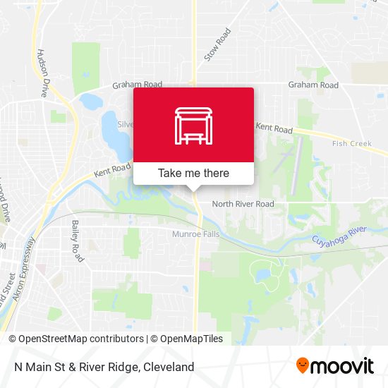 N Main St & River Ridge map