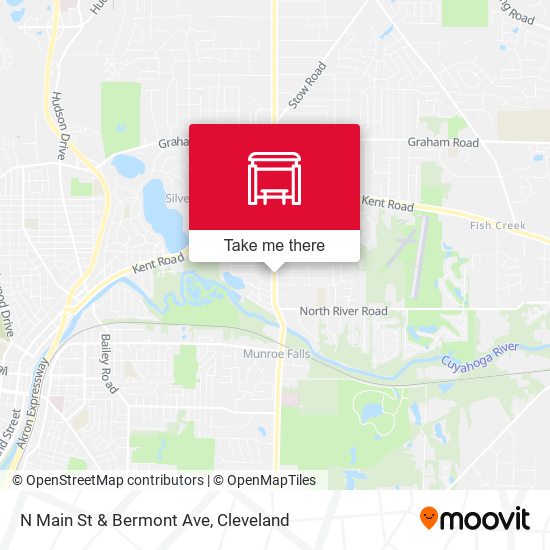 N Main St & Bermont Ave map
