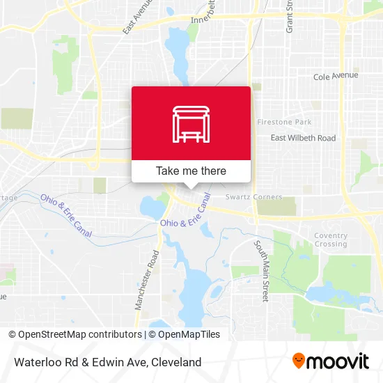 Waterloo Rd & Edwin Ave map