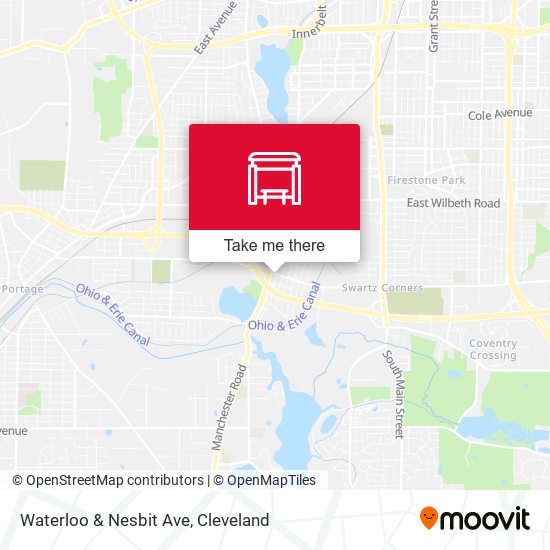 Waterloo & Nesbit Ave map