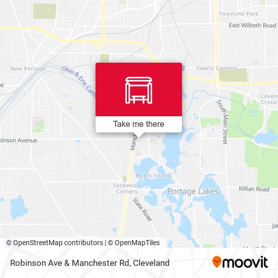 Robinson Ave & Manchester Rd map