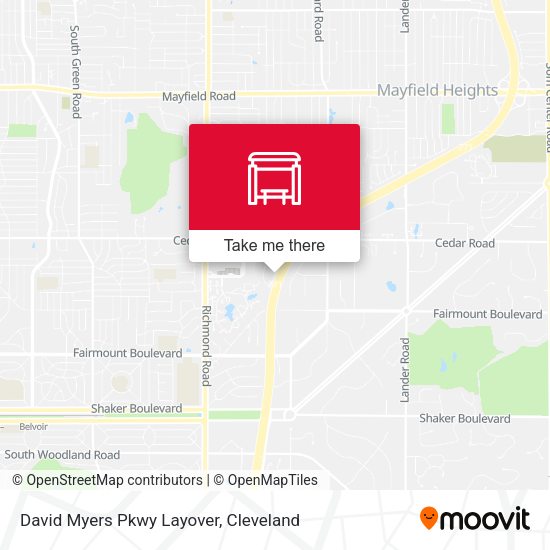 Mapa de David Myers Pkwy Layover