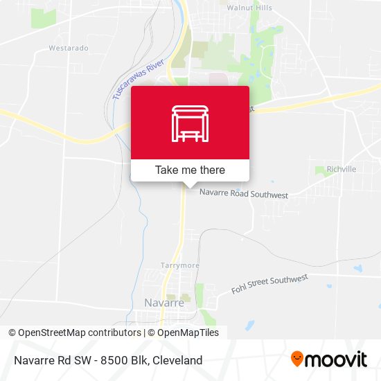 Mapa de Navarre Rd SW - 8500 Blk