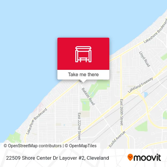 Mapa de 22509 Shore Center Dr Layover #2