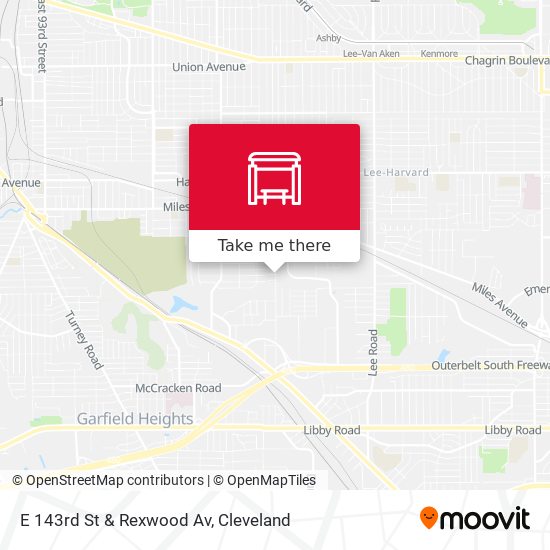 Mapa de E 143rd St & Rexwood Av