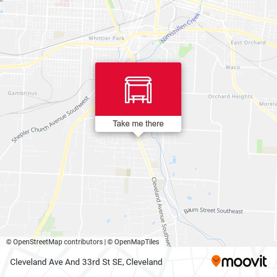 Cleveland Ave And 33rd St SE map