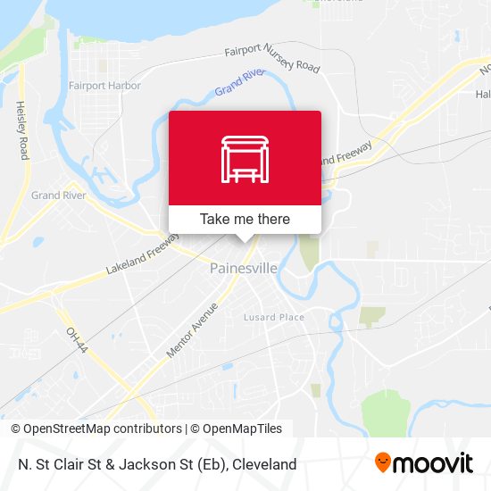 Mapa de N. St Clair St & Jackson St (Eb)